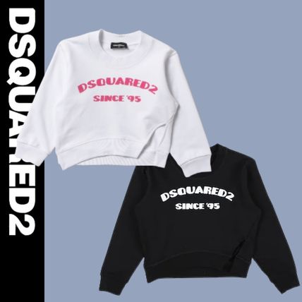 【DSQUARED2】キッズ ロゴ コットンスウェット トレーナーブルー 楽天市場】トレーナー キッズ（ブランドディースクエアード