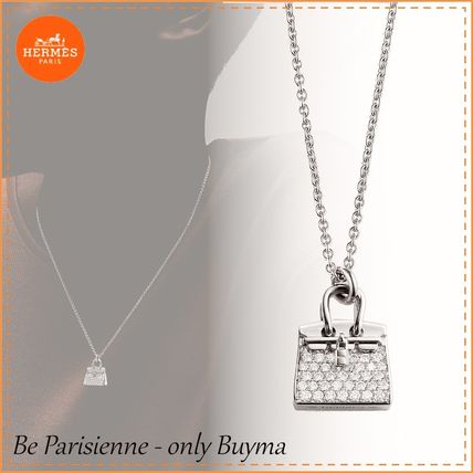 HERMES Necklaces & Pendants Blended Fabrics Elegant Style Necklaces & Pendants