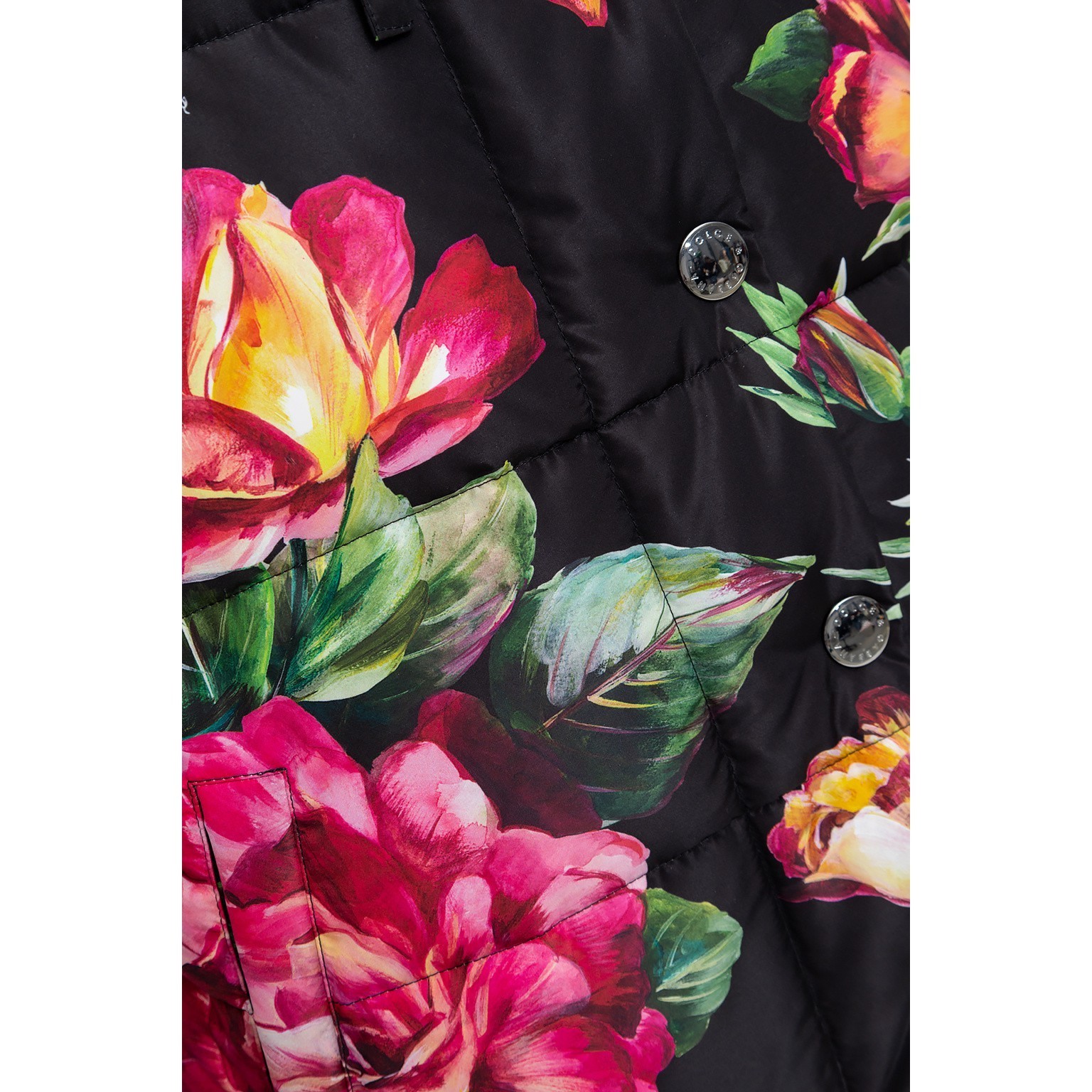 Dolce & Gabbana ローズプリント ダウンジャケット (Dolce