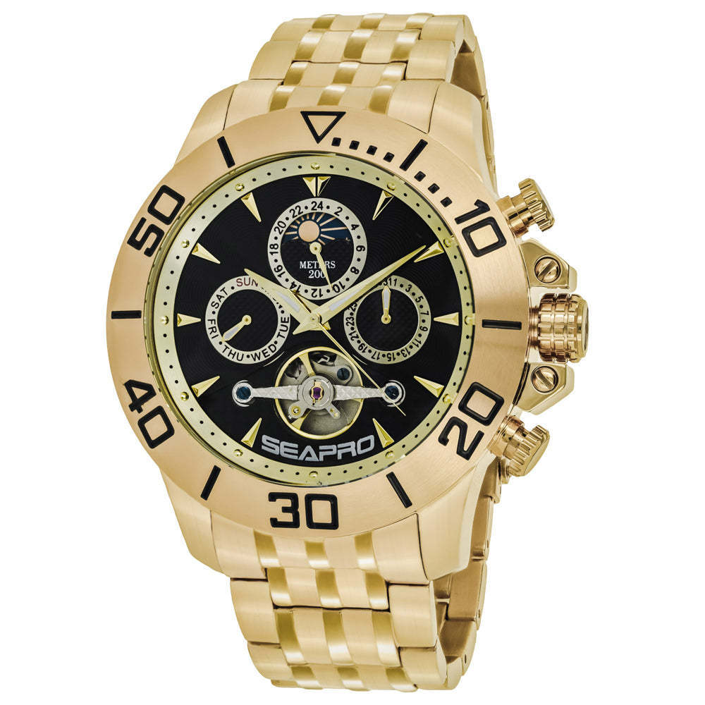 Seapro Men's Black dial Watch www.en.bwm.pk.edu.pl