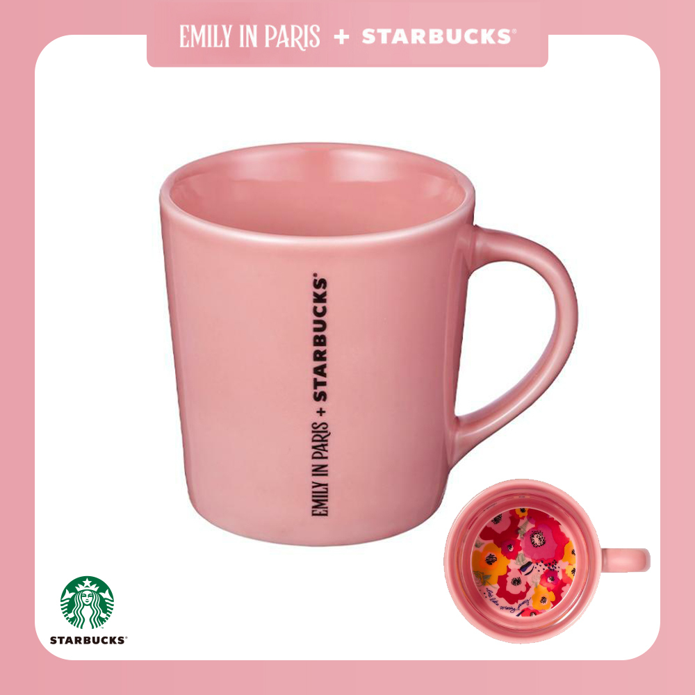 【韓国スタバ】Emily in Paris★Emily pink mug 473ml