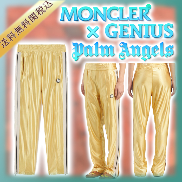 MONCLER GENIUS メンズ トラックパンツ ゴールド 送料関税込 MONCLER GENIUS メンズ トラックパンツ ゴールド 送料関税込