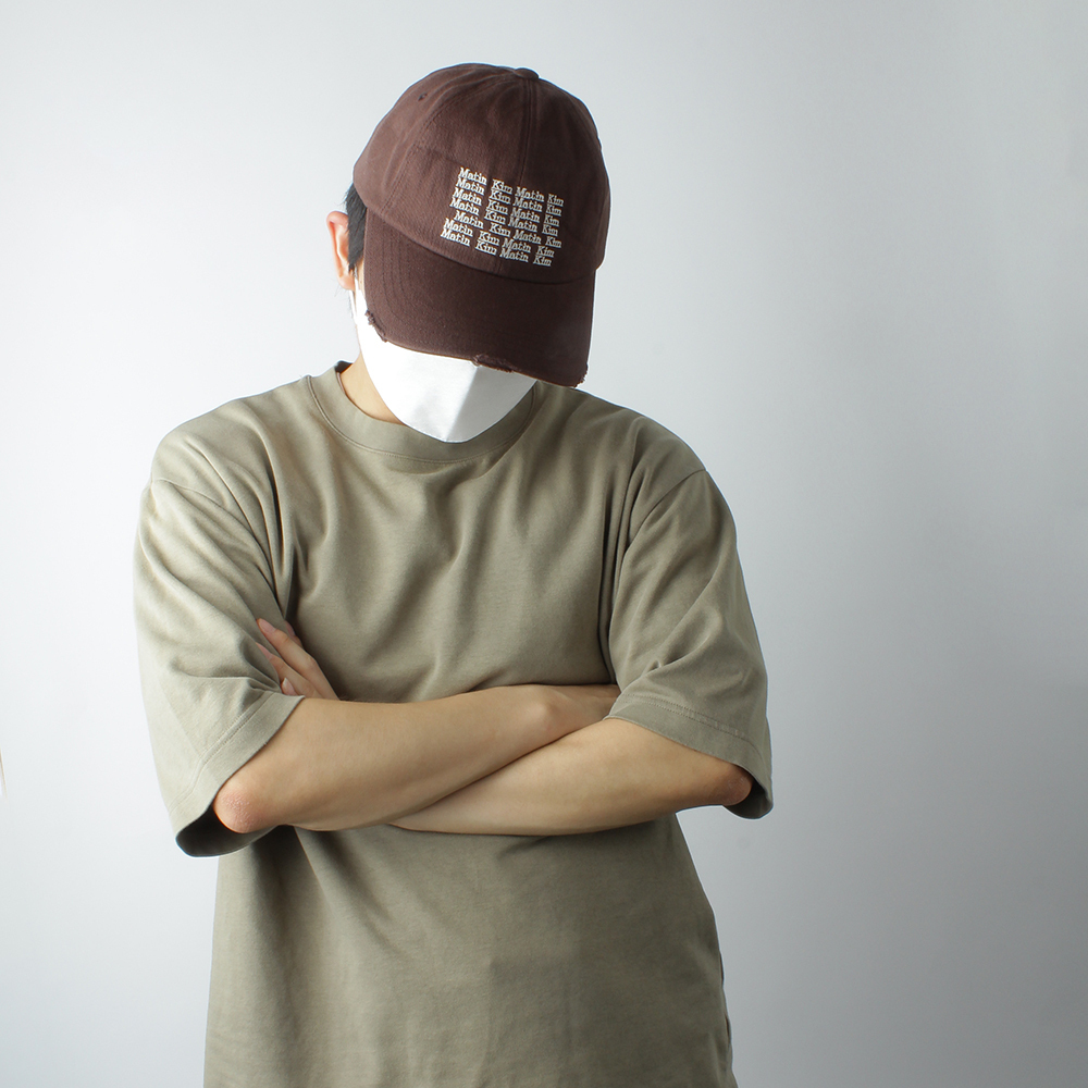 ☆MATIN KIM☆送料込☆韓国☆大人気☆LETTERING WASHED BALL CAP