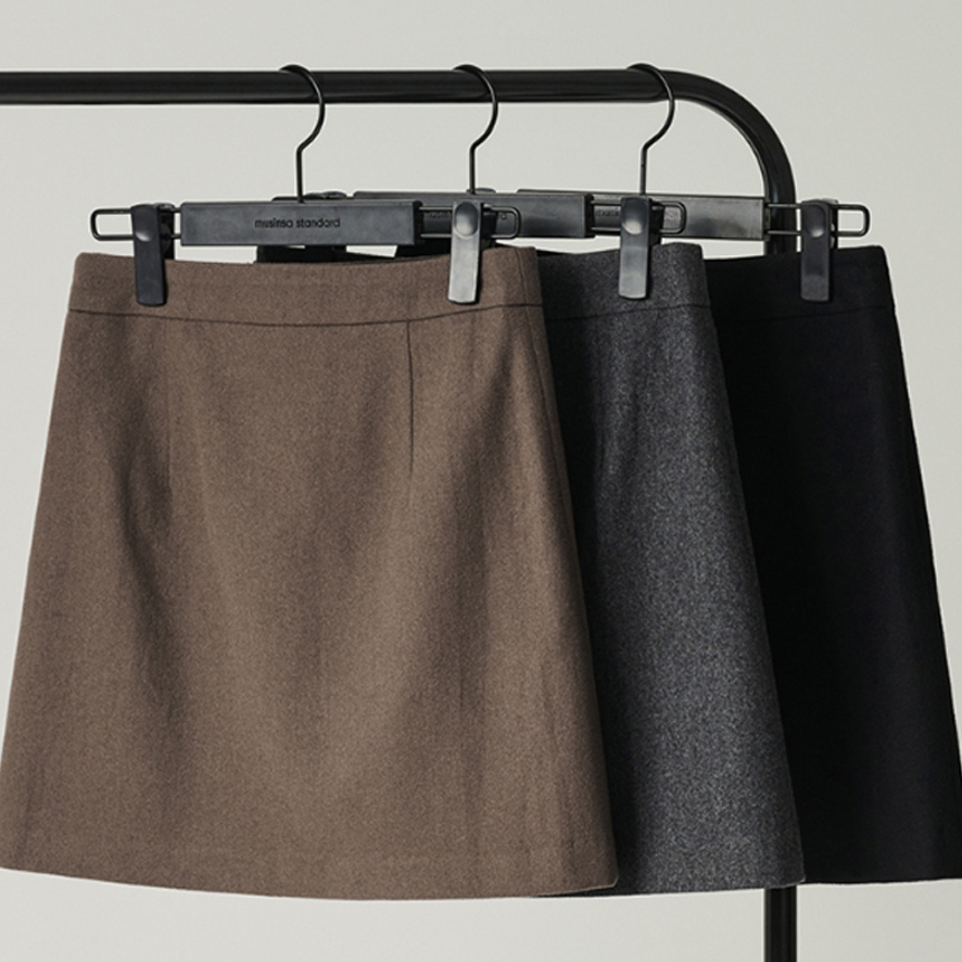 MUSINSA STANDARD LADY'S_ウールフランネルミニスカート_4色