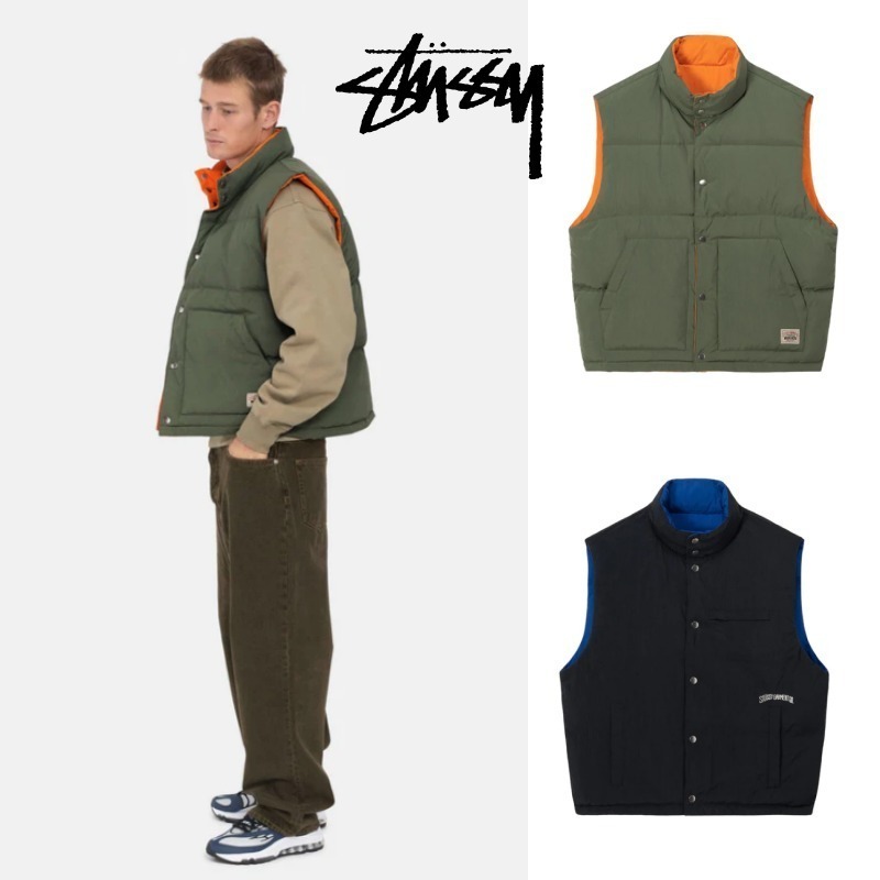 新品本物 【新品未使用】STUSSY WORKGEAR REV. DOWN DOWN WORKGEAR