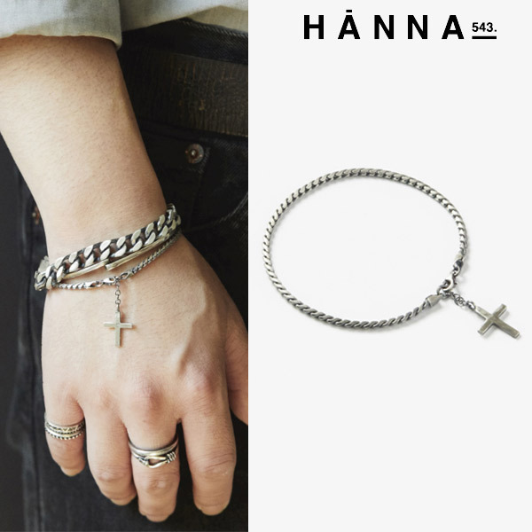 BTSジミン着用 [HANNA543] シルバーブレスレット B37S
