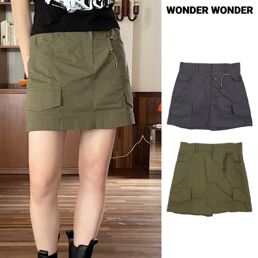 【WONDER WONDER】Loop halfbending cargo keyring cottonminisk