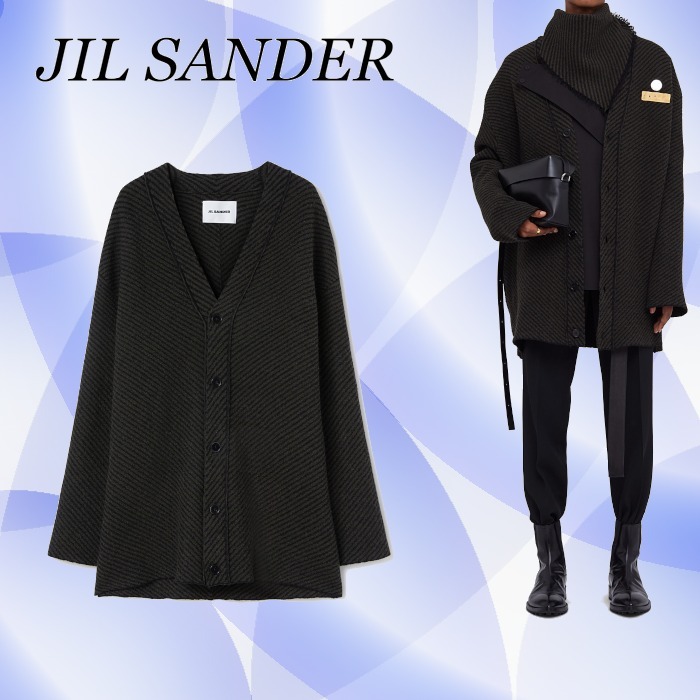 JIL SANDER カーディガン 長袖 ウール JIL SANDER カーディガン 長袖 ウール
