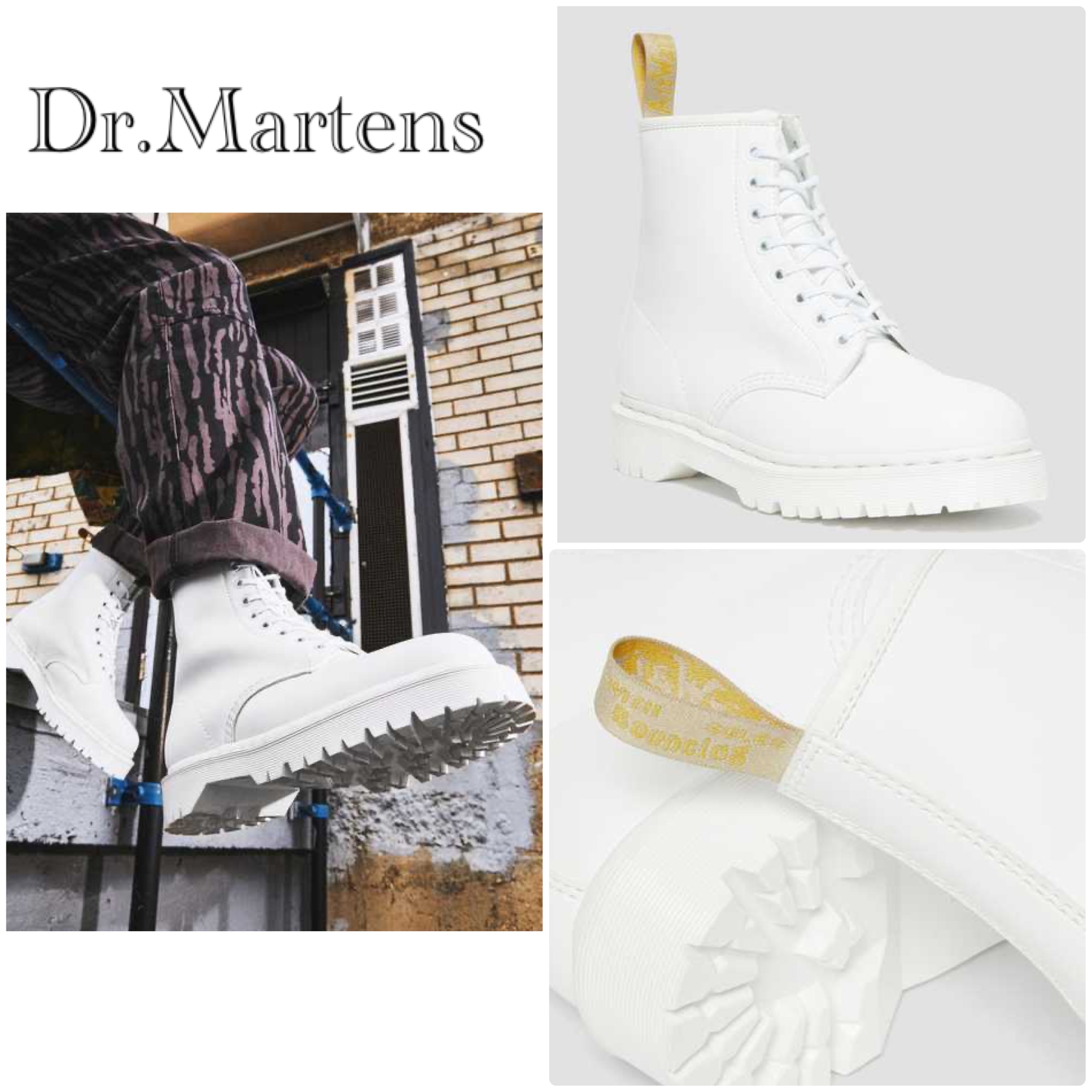 人気◆Dr.Martens◆VEGAN 1460 BEX KEMBLE MONO PLATFORM ブーツ 人気◆Dr.Martens◆VEGAN 1460 BEX KEMBLE MONO PLATFORM ブーツ