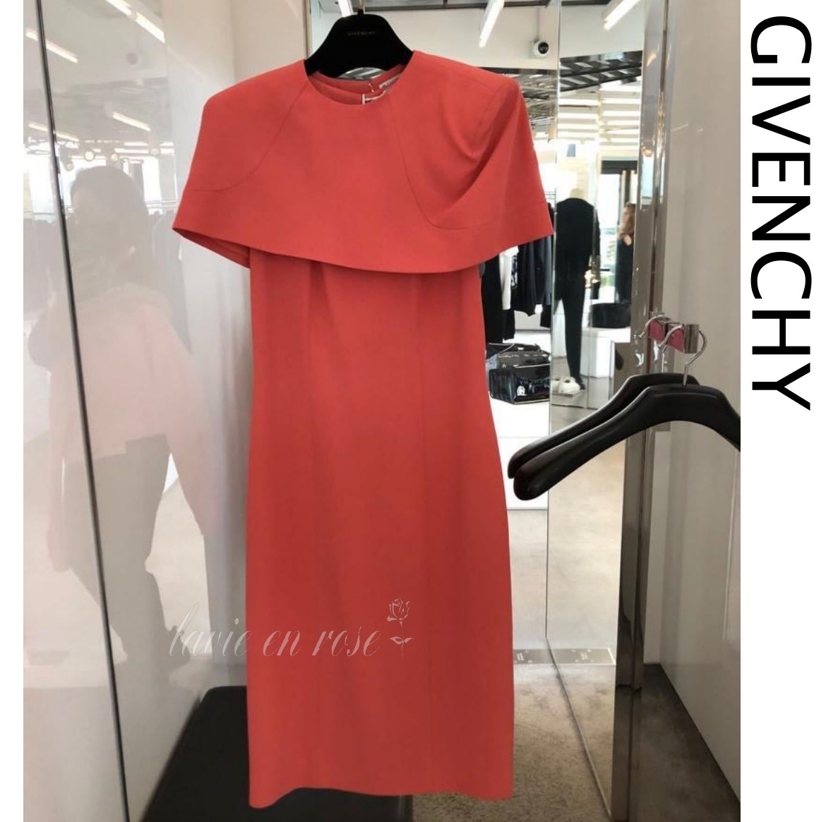 美品 GIVENCHY ジバンシー アシンメトリー ウール ワンピース 40