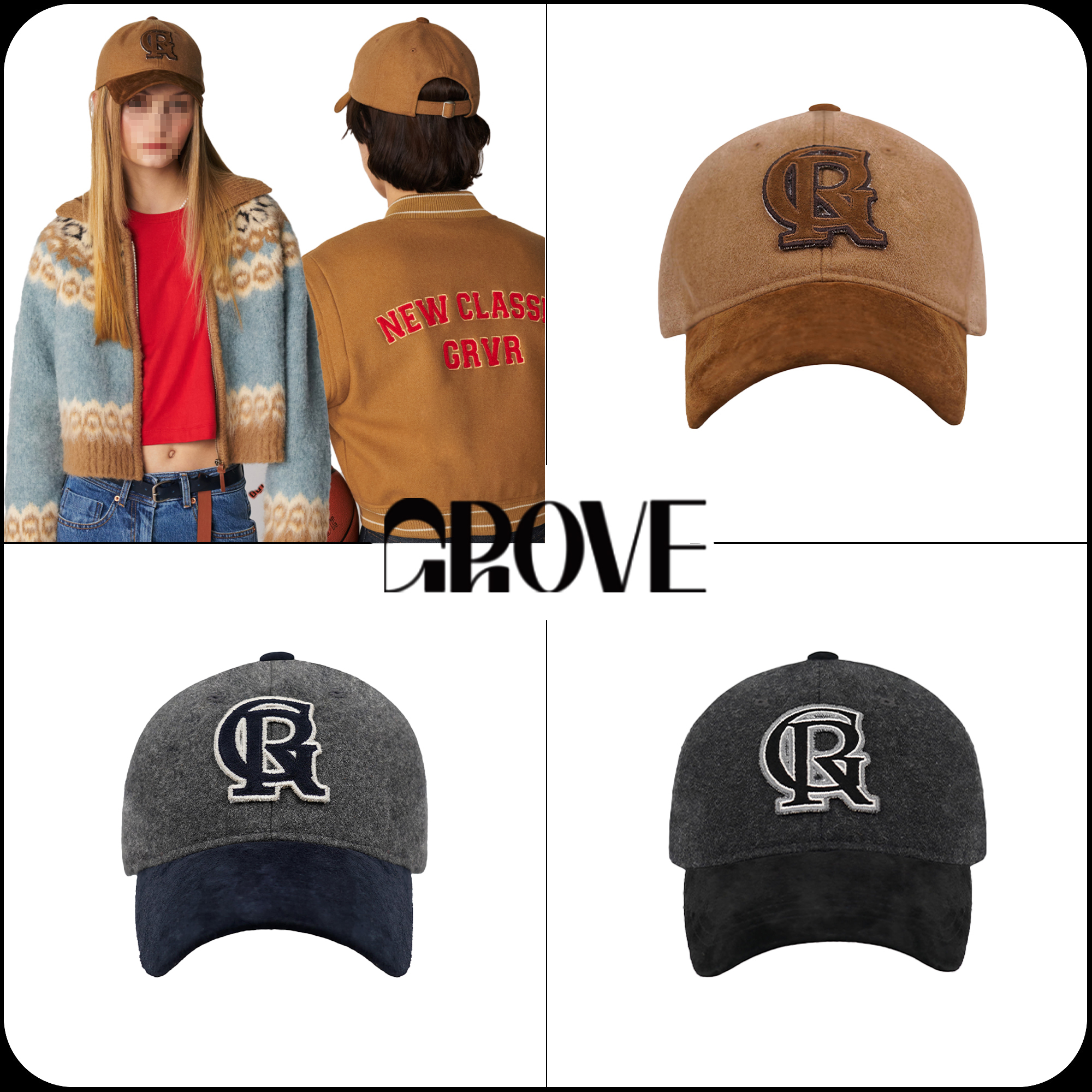 [GROVE]★22F/W GR BALL CAP