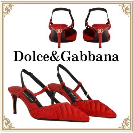 レッド(赤)系 Dolce & Gabbana(ドルチェ&ガッバーナ) パンプス ...