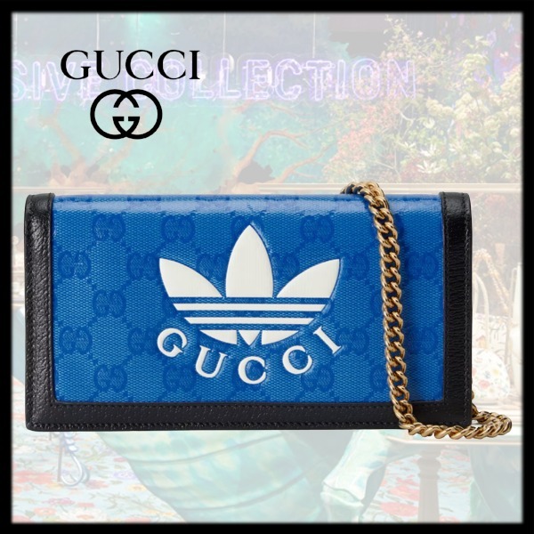 新作【グッチ】adidas x Gucci ウォレット チェーン付き 新作【グッチ】adidas x Gucci ウォレット チェーン付き