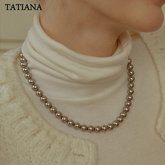 [TATIANA] Black swan Pearl Necklace ネックレス/送料関税込