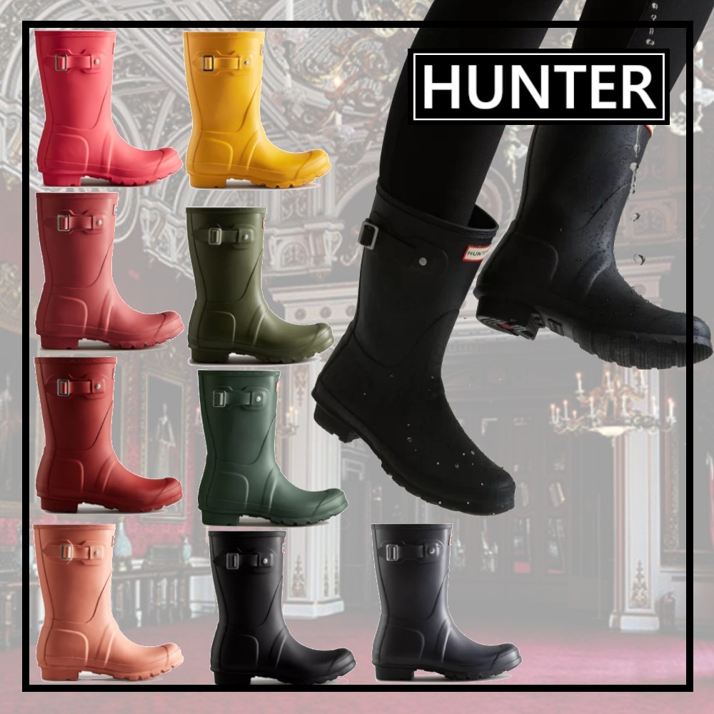 英国王室御用達 HUNTER ハンター ショート ウェリントン ブーツ