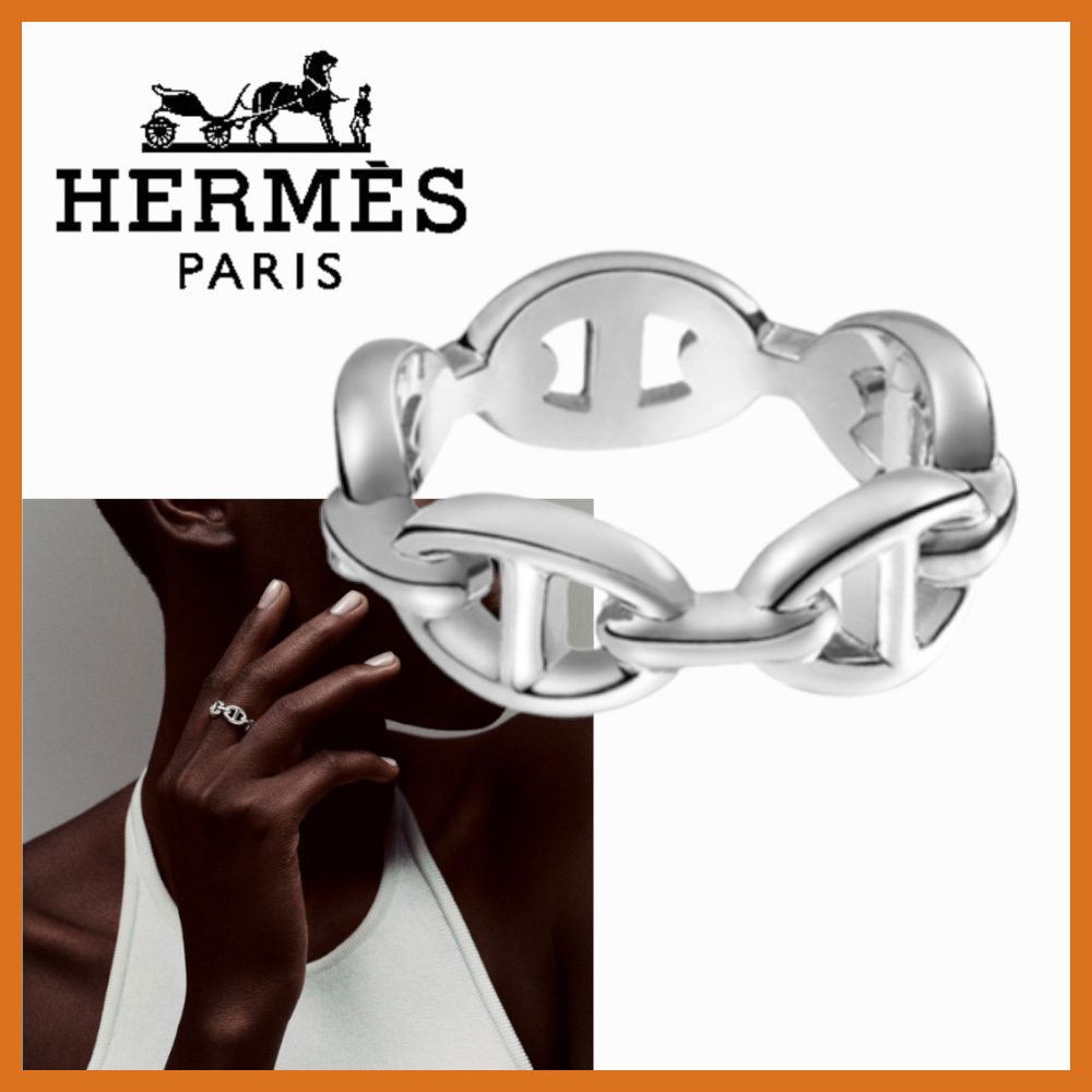 【プレゼントに☆】HERMES シェーヌダンクル アンシェネ リング