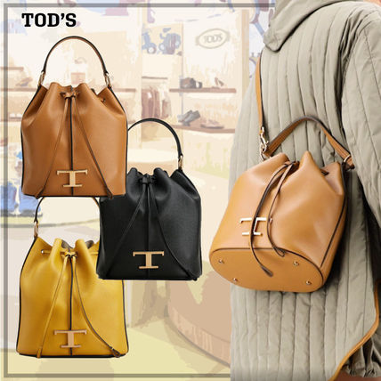大人気☆ TOD'S マクラメ編みカーフレザーT タイムレス ショルダー