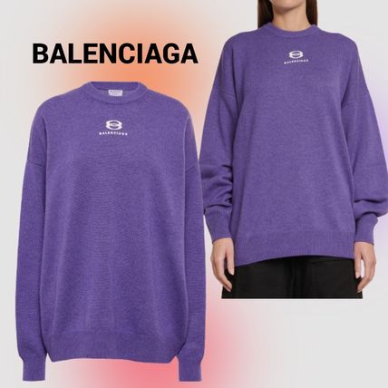 パープル(紫)系 BALENCIAGA(バレンシアガ) ニット・セーター ...
