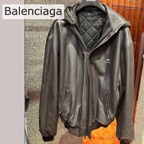 【22SS】BALENCIAGA SPORTY B TAXI レザー ジャケット フーディ