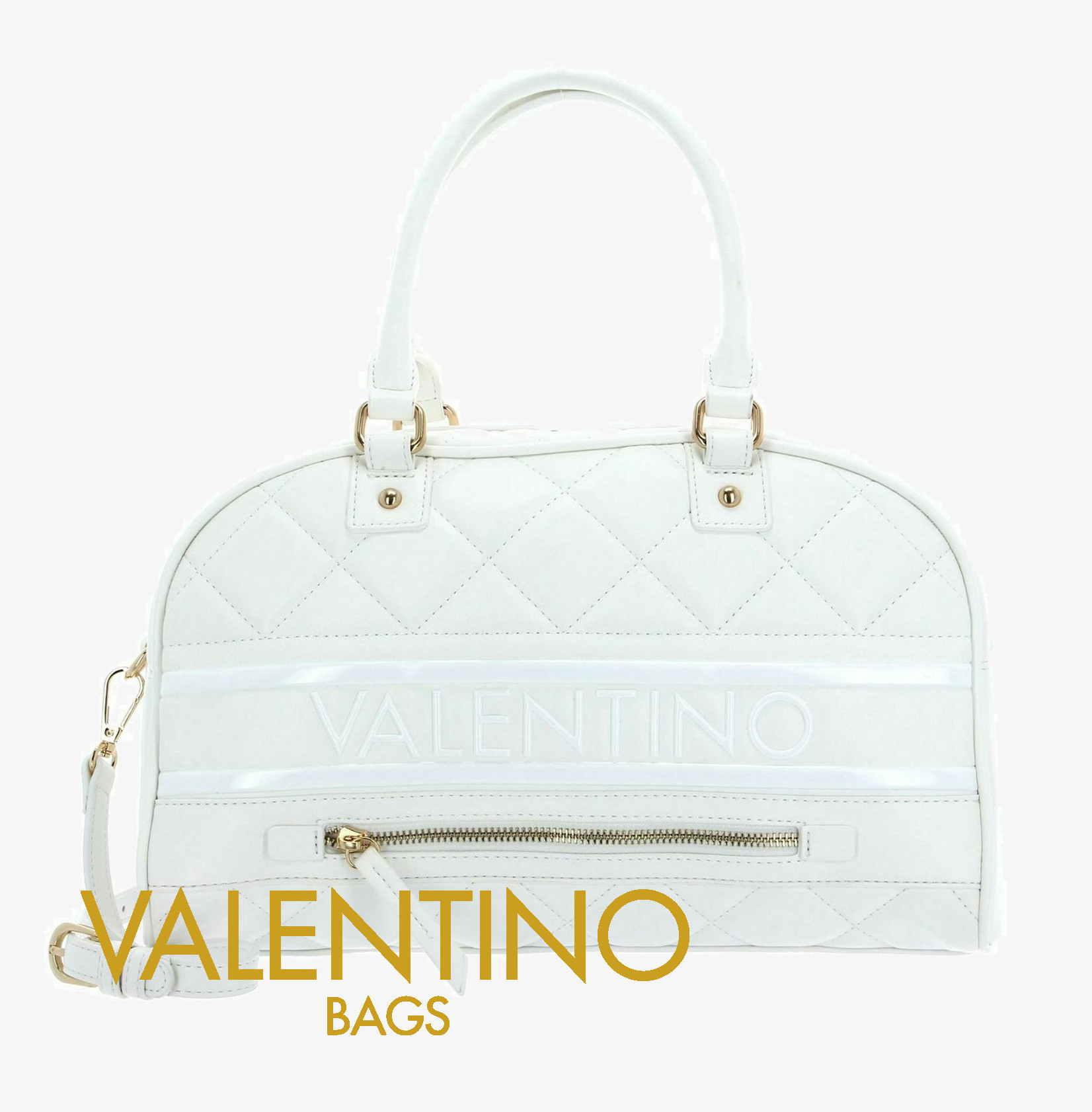 ☆日本未入荷*Valentino Bags*キルティングボウリングバッグ/WL ☆日本未入荷*Valentino Bags*キルティングボウリングバッグ/WL