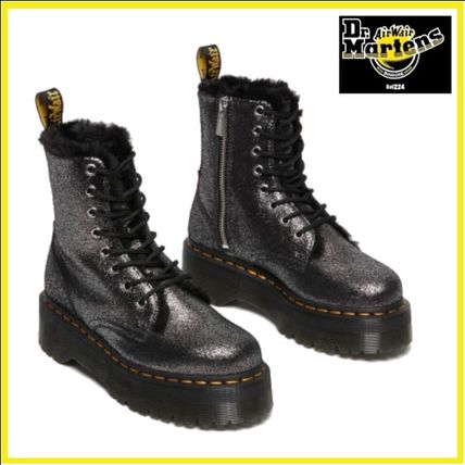 フェイクファー Dr.Martens(ドクターマーチン) ブーツ(レディース