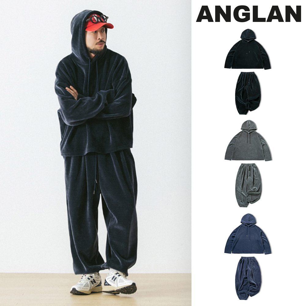 【ANGLAN】Suede Waffle Set up