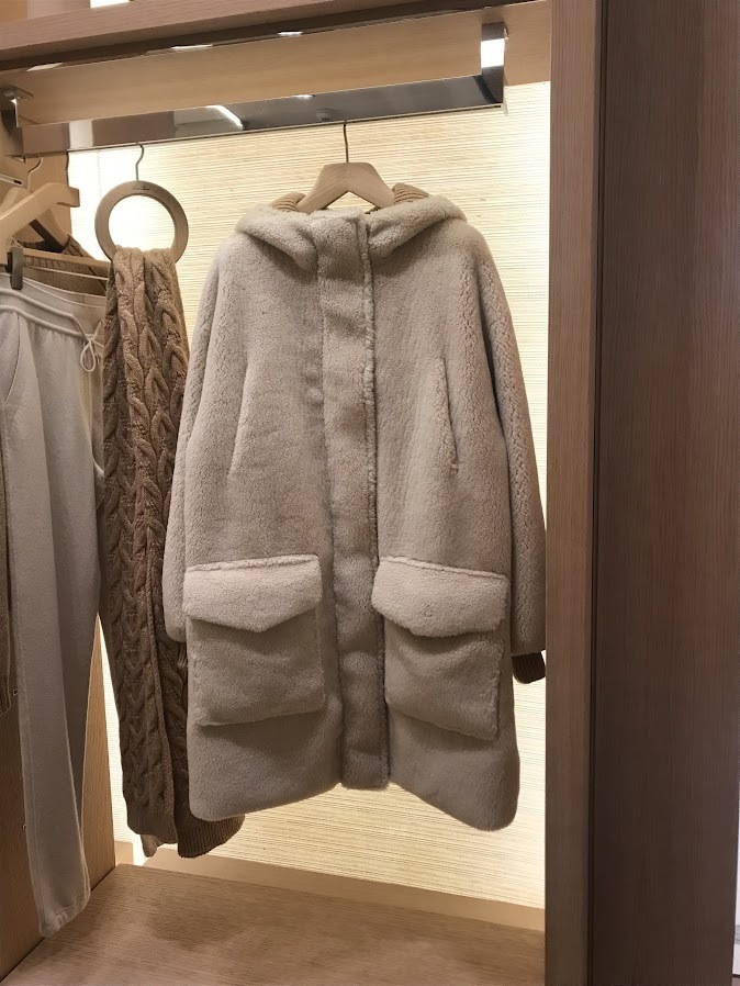 【関税込/国内発】υ Loro Piana シアリングコート ギフト包装可