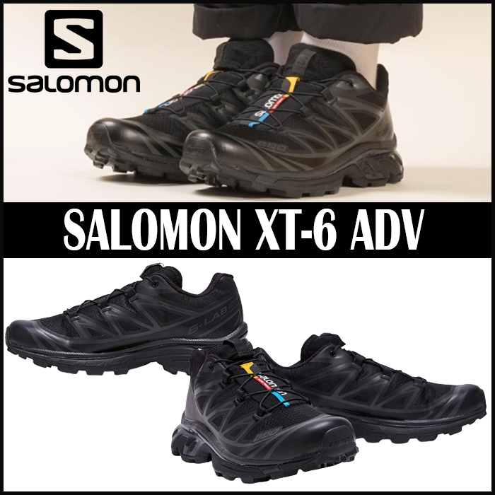 ☆送料関税込☆SALOMON XT-6 ADV BLACK☆超人気☆