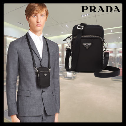 ナイロン,バッグ PRADA(プラダ) スマホケース・テックアクセサリー ...