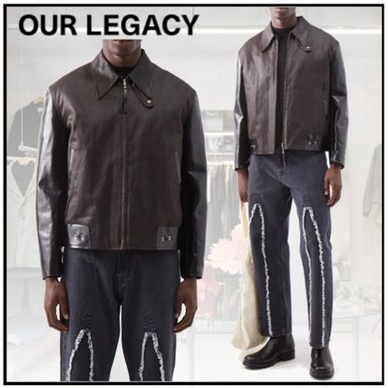 チャンピオン』 OUR LEGACY リバーシブル レザー&コットンツイル