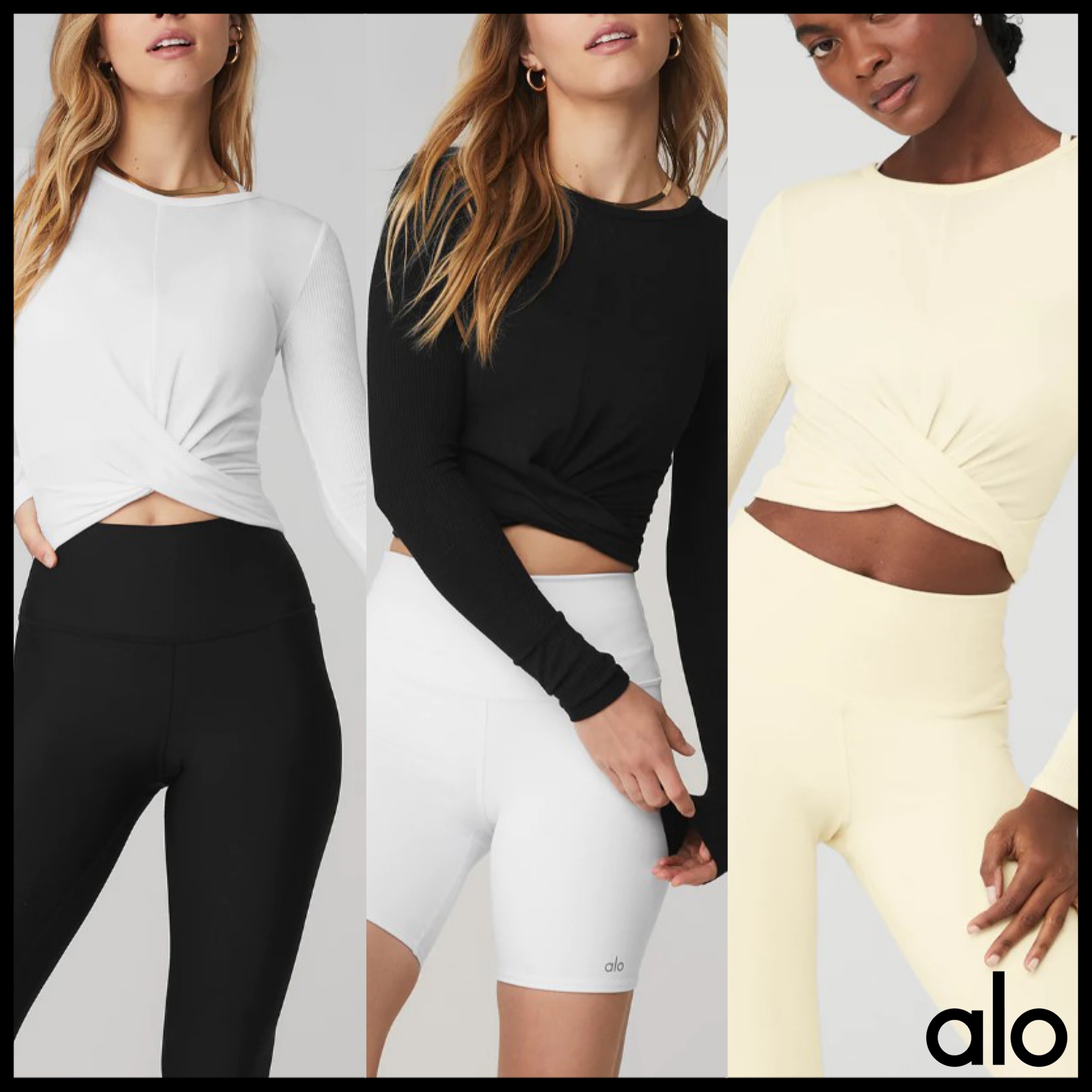 ALO Yoga★カバーロングスリーブトップ シャツ レディース 3色