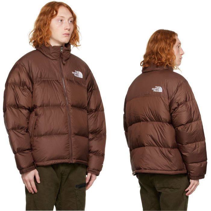 The North face ブラウン 1996 レトロ ヌプシ ダウンジャケット www