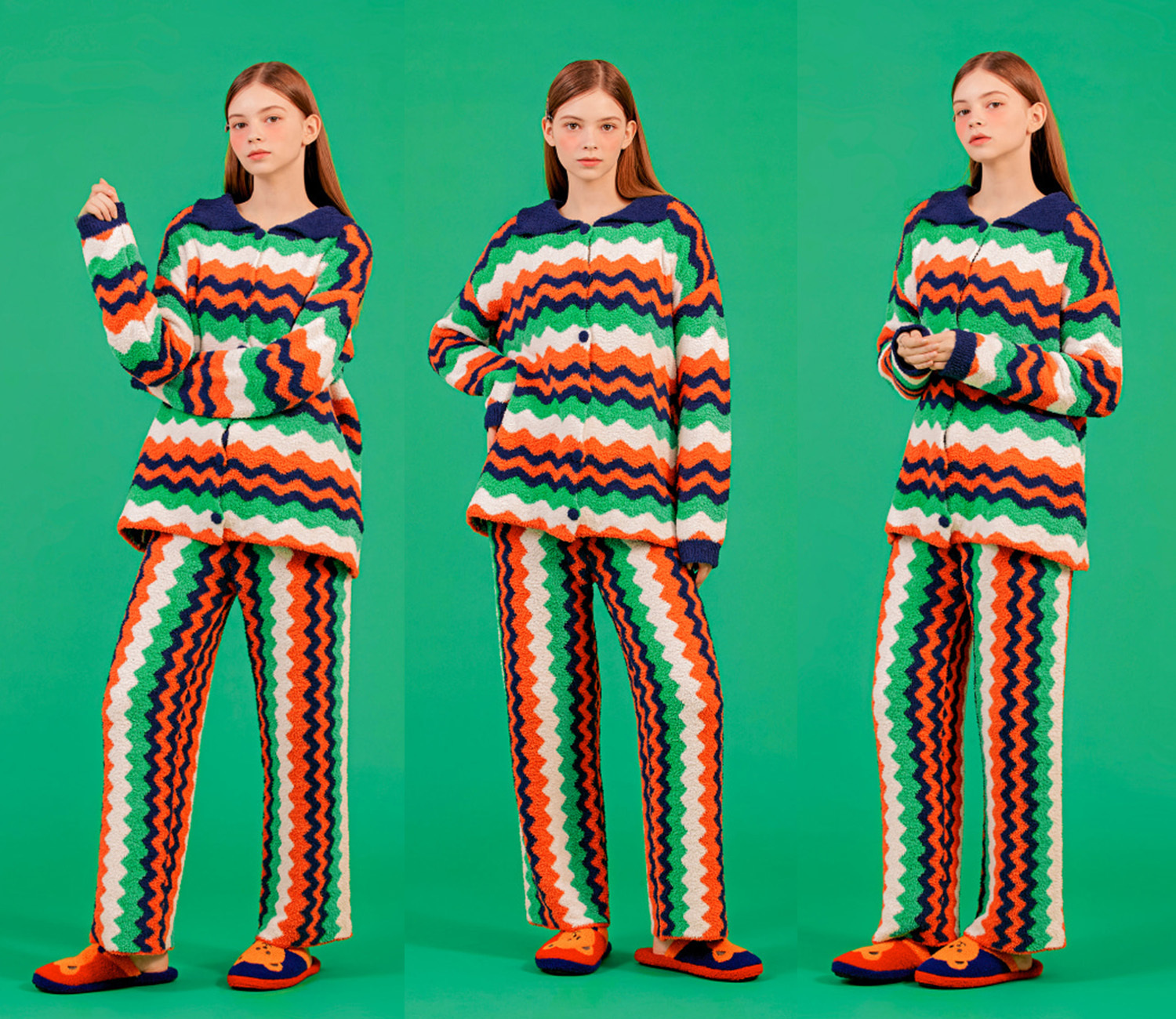 Wiggle Wiggle】Pajama Set Long ver [3Type] (wiggle wiggle