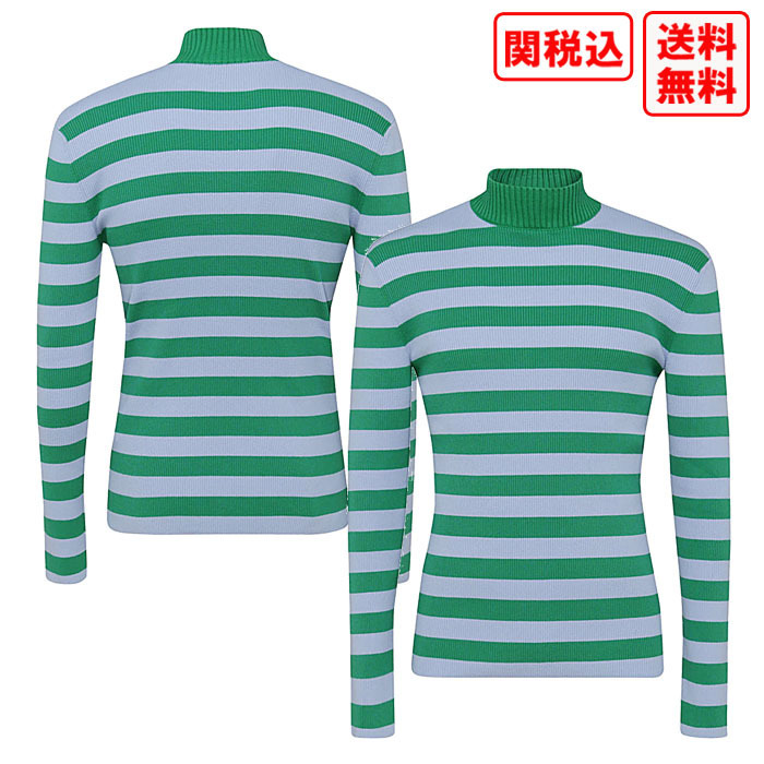 関税・送料込 SUNNEI GREEN AND WHITE COTTON セーター 関税・送料込 SUNNEI GREEN AND WHITE COTTON セーター