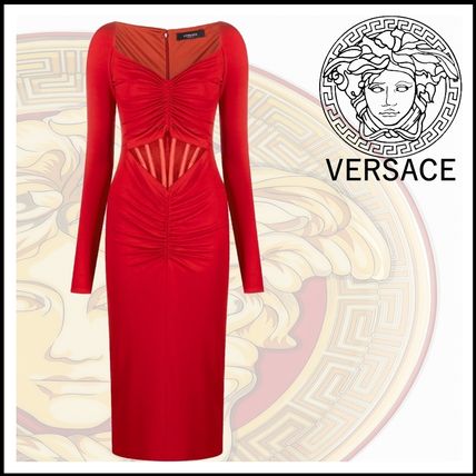 VERSACE(ヴェルサーチェ) ワンピース(レディース) - 海外通販のBUYMA