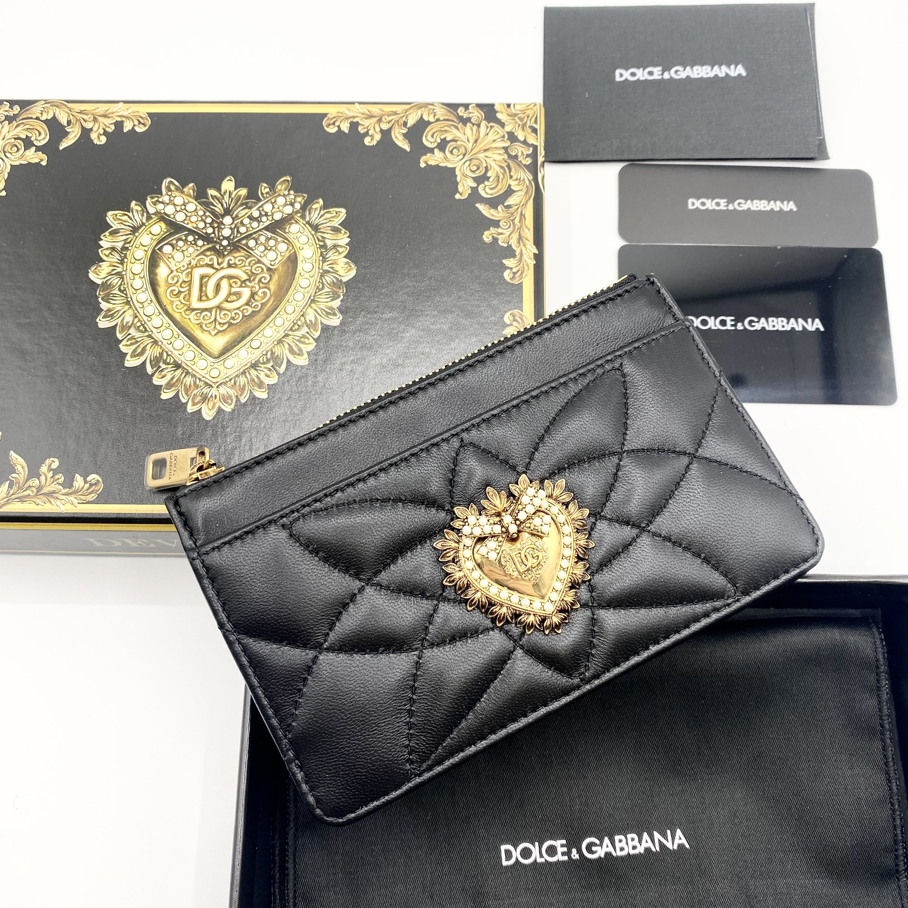 関税送料無料【Dolce & Gabbana】DEVOTION カードホルダー