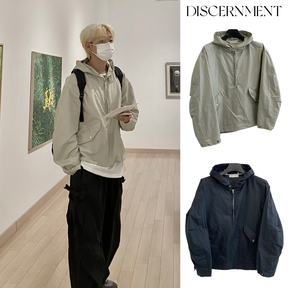 【DISCERNMENT】FW DISCERNMENT Short Hoodie Zip-Anorak
