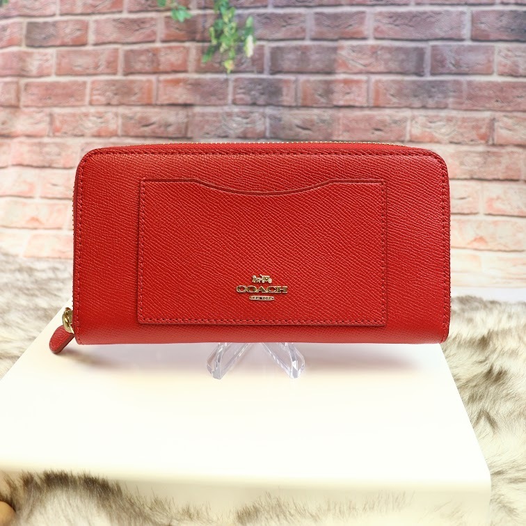 【訳あり】即発 アウトレット COACH レディース 長財布 F54007
