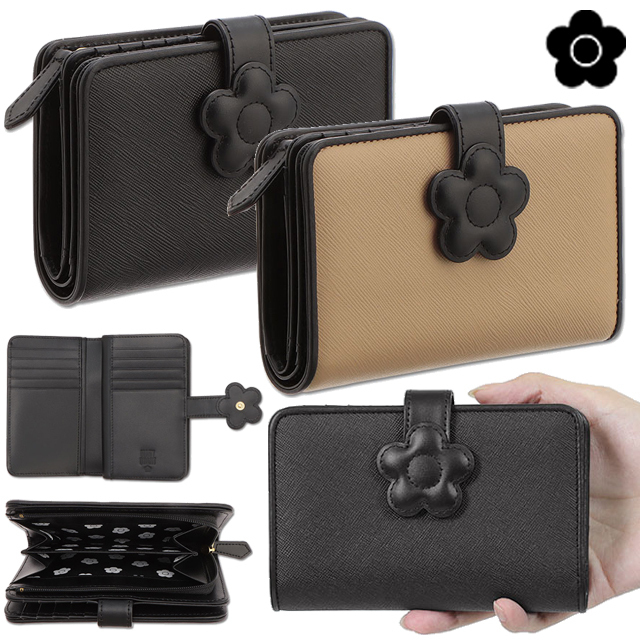 【国内発送】MARYQUANT パッチスナップウォレット☆送料関税無料
