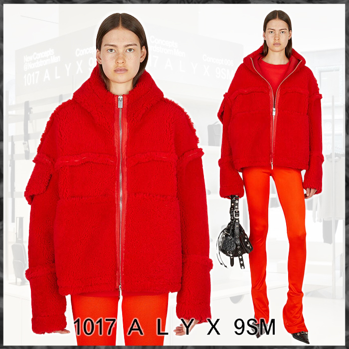 1017 ALYX 9SM アリクス オーバーサイズ ムートン ジャケット www