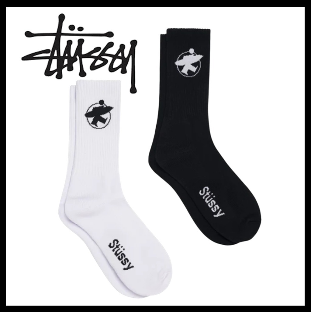 ★送料・関税込★Stussy★SURFMAN CREW SOCKS★