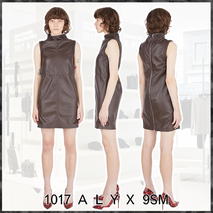 1017 ALYX 9SM アリクス ノースリーブ ミニドレス ブラウン 人気 www
