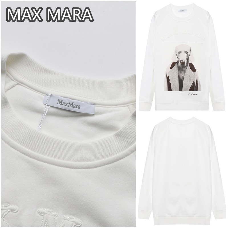 《MAX MARA》 19260123600 001Alcide Cotton Sweatshirt 《MAX MARA》 19260123600 001Alcide Cotton Sweatshirt