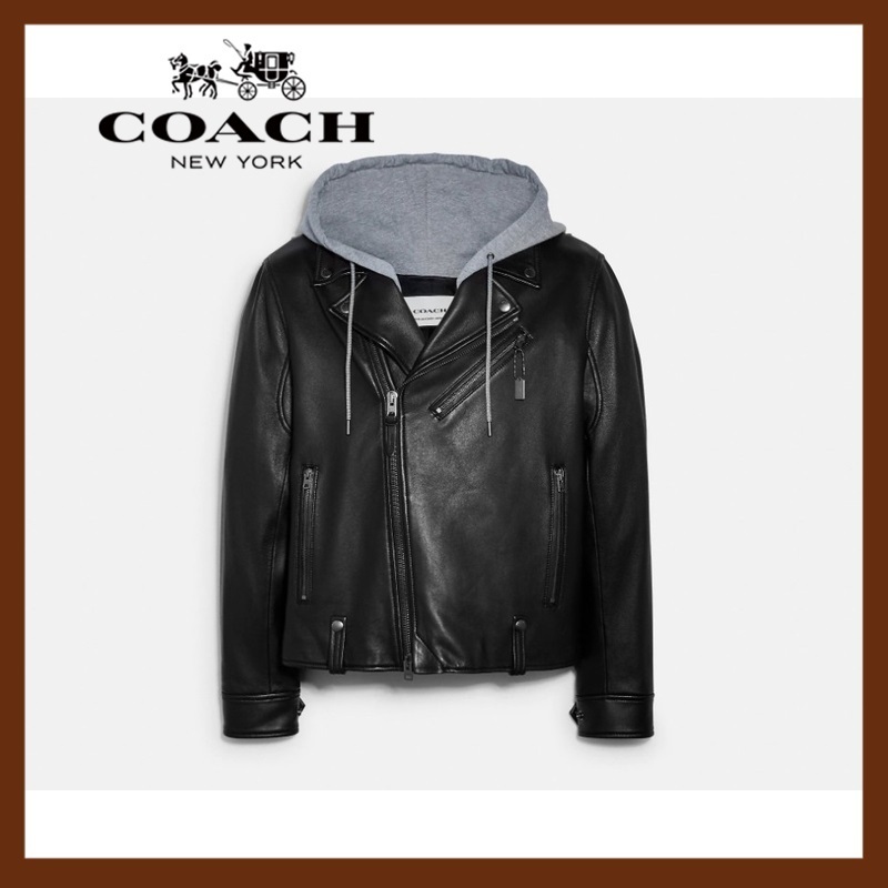 レザーモトジャケット 店舗限定品 3個セット・送料無料 COACH コーチ
