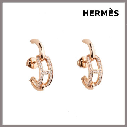 ゴールド ピアス HERMES(エルメス) - 海外通販のBUYMA