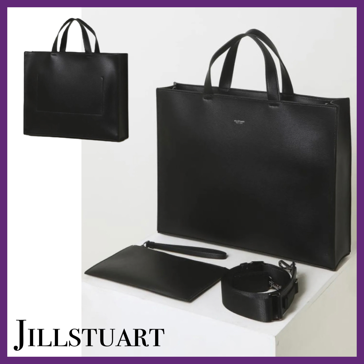 ☆JILLSTUART☆ SCOTT HORIZON トートバッグ ブラック