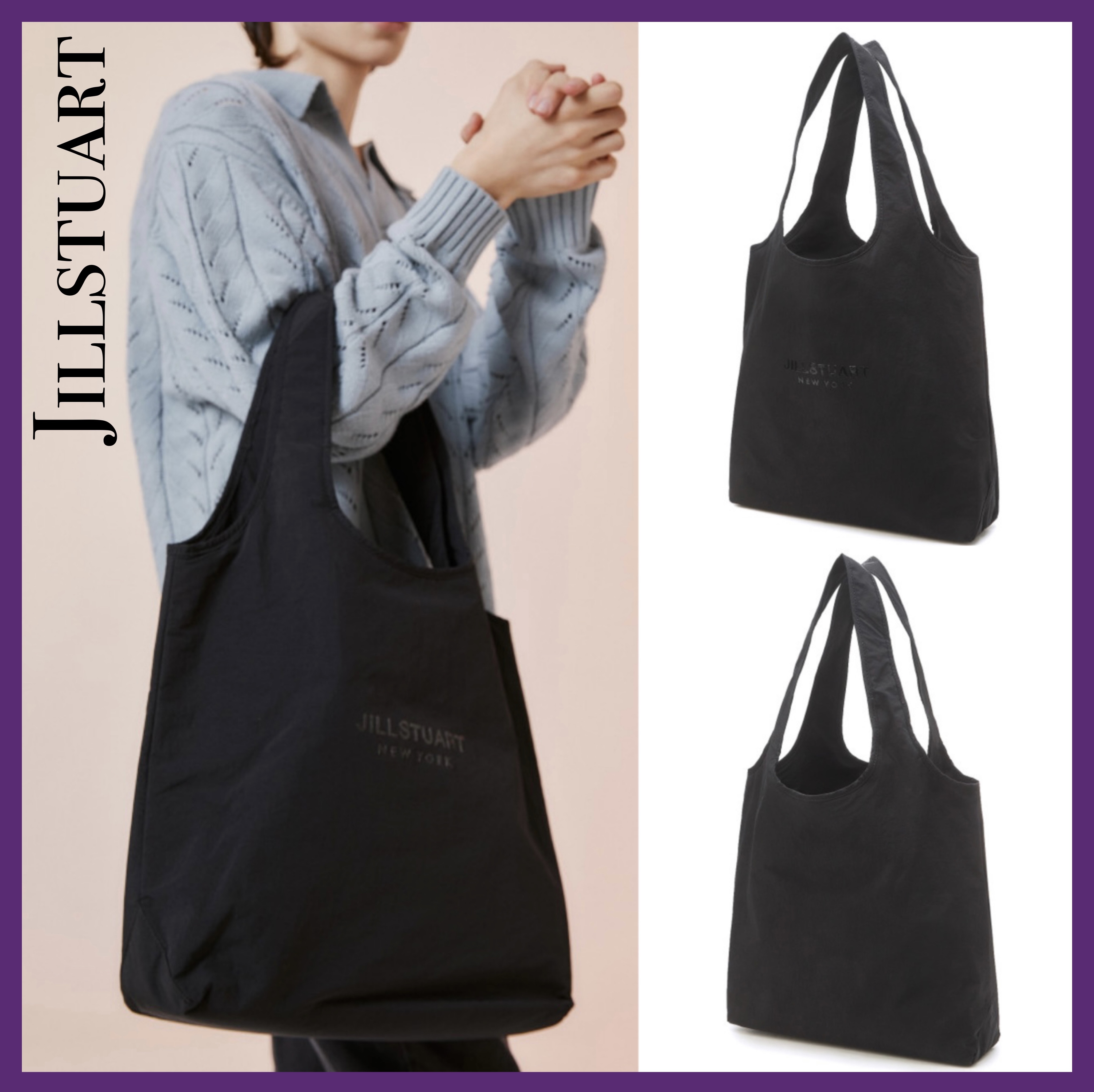 ☆JILLSTUART☆ MATEO ロゴ プリント ショルダーバッグ
