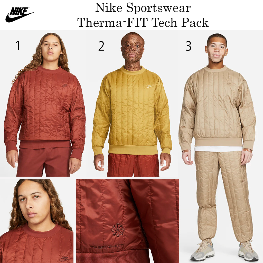 最新トレーナーNike Sportswear Therma-FIT Tech Pack選べる３色
