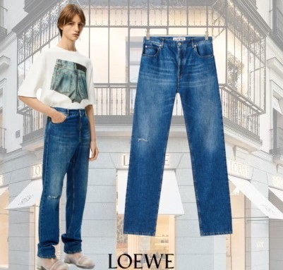 【LOEWE】ウォッシュドデニムのジーンズ 【LOEWE】ウォッシュドデニムのジーンズ