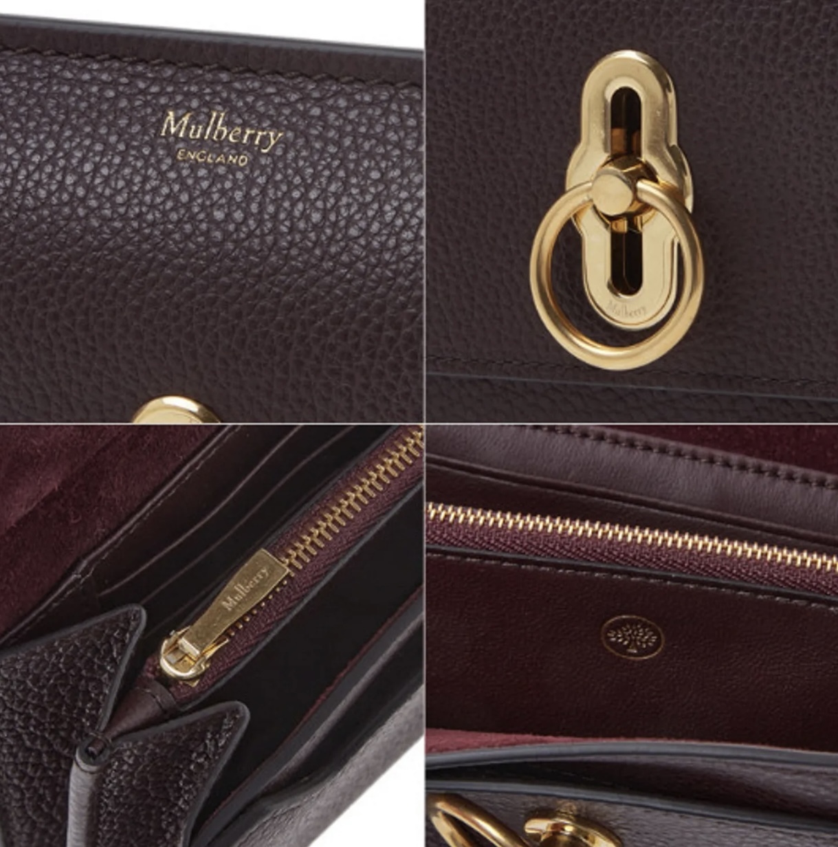 ☆Mulberry☆ AMBERLEY ミディアム 二つ折り 折りたたみ財布 ☆Mulberry☆ AMBERLEY ミディアム 二つ折り 折りたたみ財布